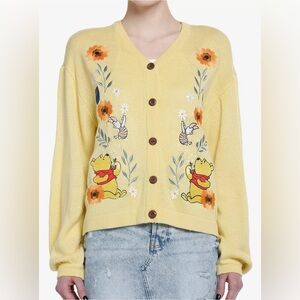 Disney Winnie The Pooh Piglet Flower Girls Cardigan